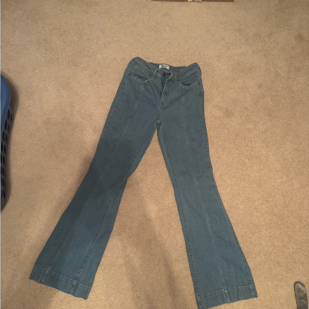 Women’s Retro Bailey HR Pintuck Trouser Jean:Brooklyn:28x34